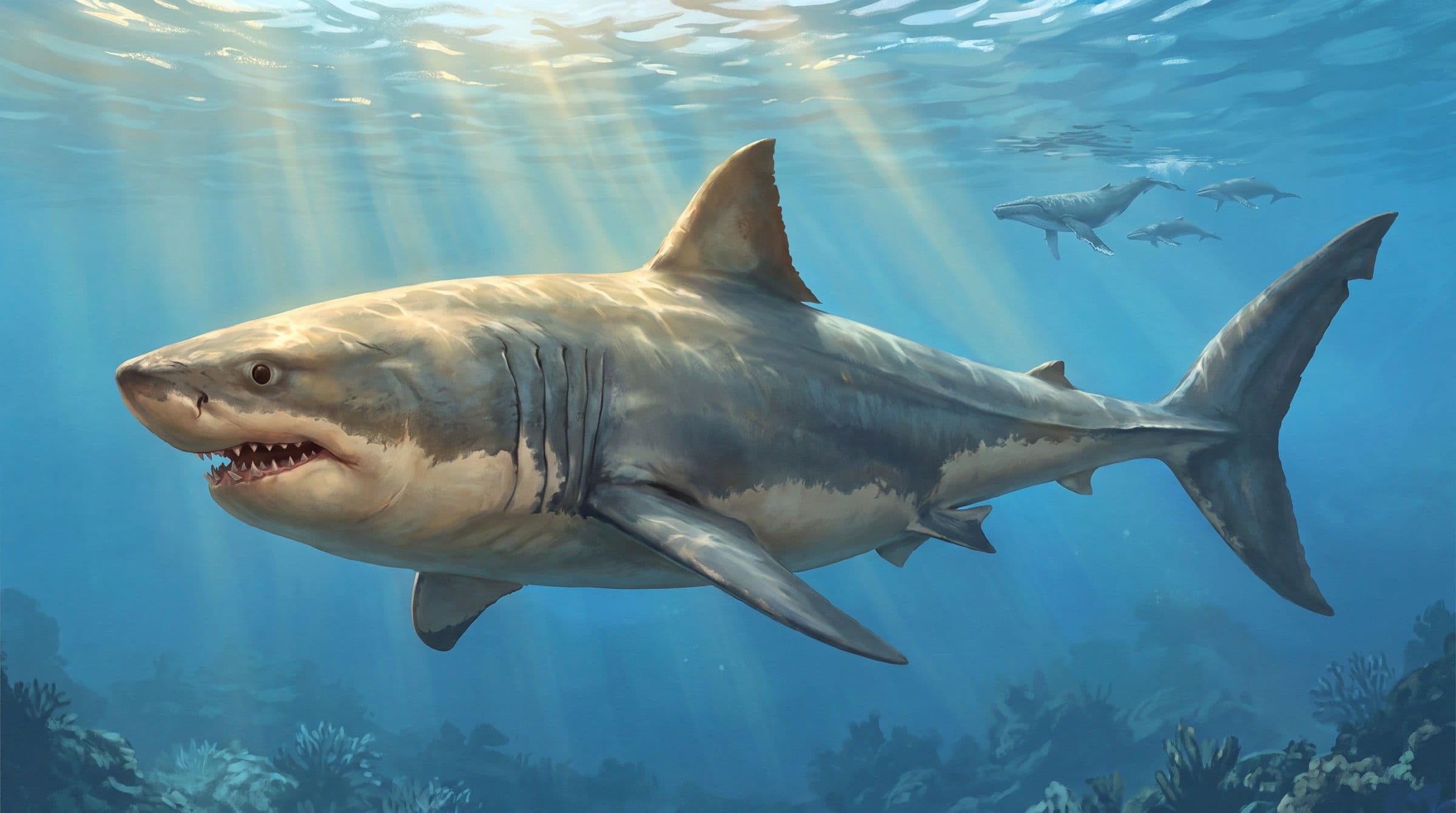 Var Megalodon en dinosaur?